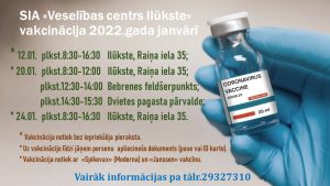 Vakcinācija 2022. gada janvārī