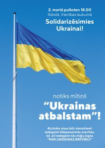 Akcija Ukrainas atbalstam Ilūkstē