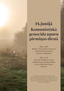 14.06 – Komunistiskā genocīda upuru piemiņas diena