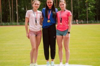 Panākumi Latvijas čempionātā vieglatlētikā