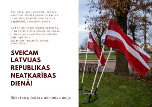 Sveicam Latvijas republikas neatkarības dienā!
